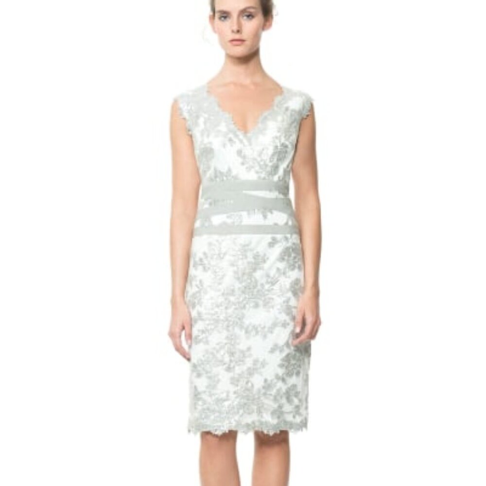 Gorgeous Silver sequin Tadashi